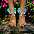 BABY PINK and BLUE Barefoot Sandals