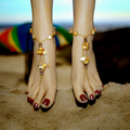 GOLD Barefoot Sandals