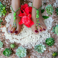 LIME Barefoot Sandals