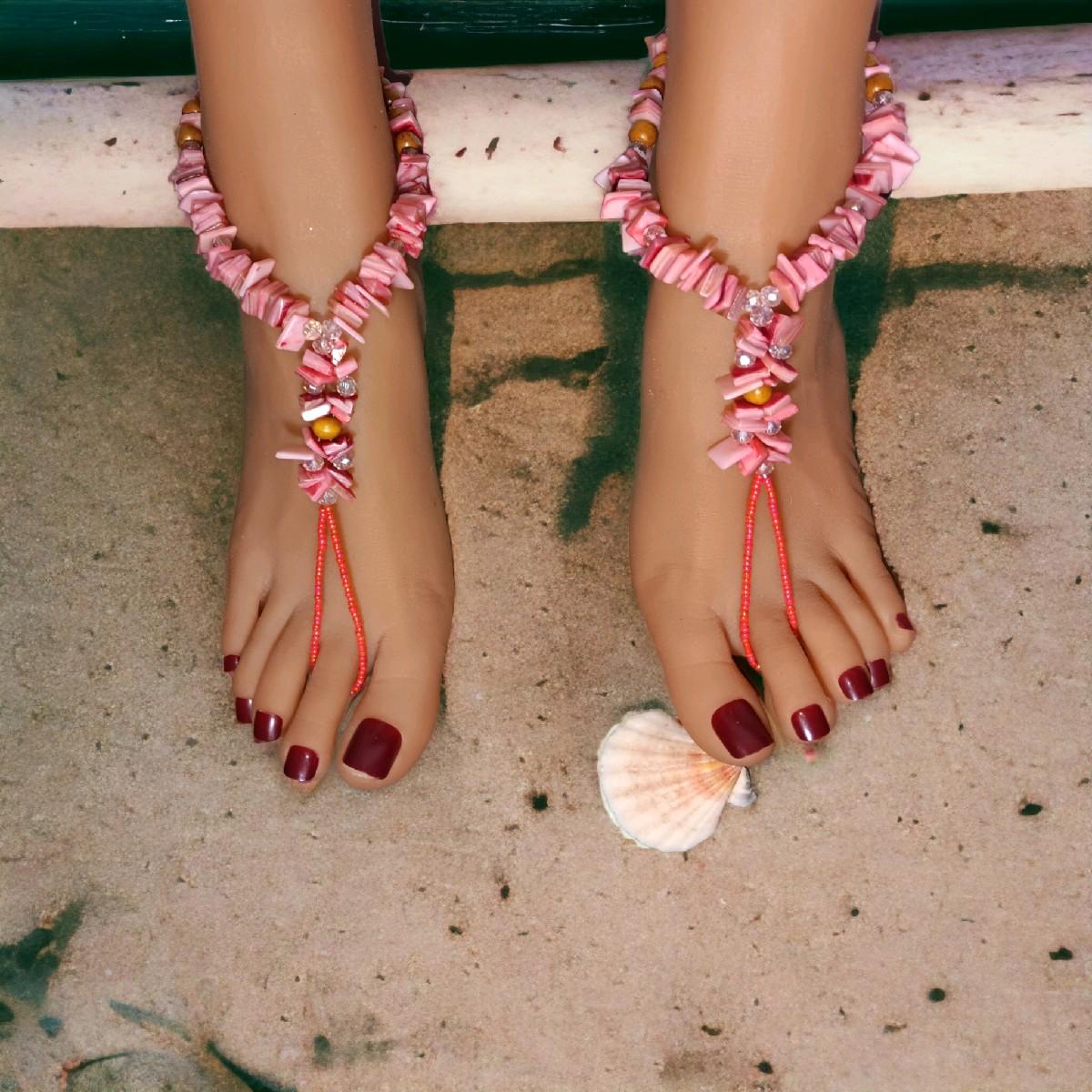 PASSION PINK Barefoot Sandals