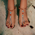 PEACHY + BLUE Barefoot Sandals