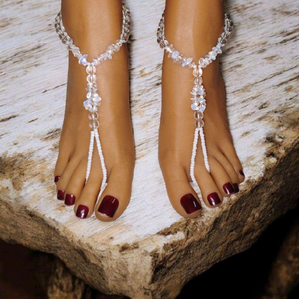 WHITE ISLAND Barefoot Sandals